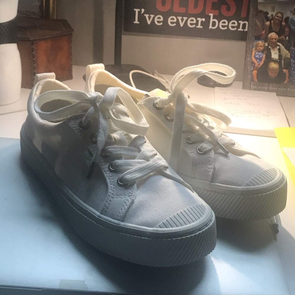 White Canvas Sneakers